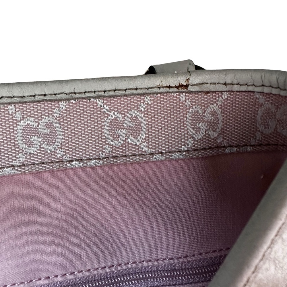 Gucci | Abbey Leather D Ring Ivory Tote Shoulder Bag - Picture 5 of 16